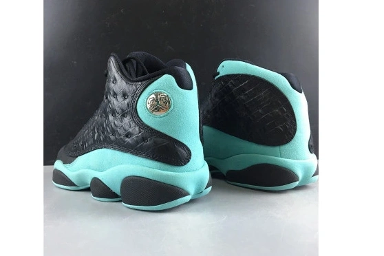 BLACK AllSeason 414571-030 ISLAND JORDAN 414571-030 RETRO 13 714 AIR GREEN 0608
